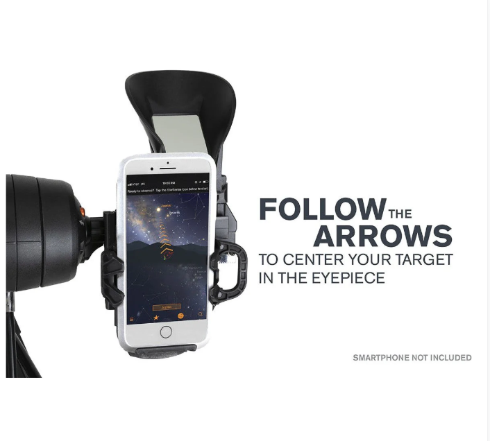 Celestron StarSense Explorer DX 130AZ Smartphone App-Enabled Newtonian Reflector Telescope