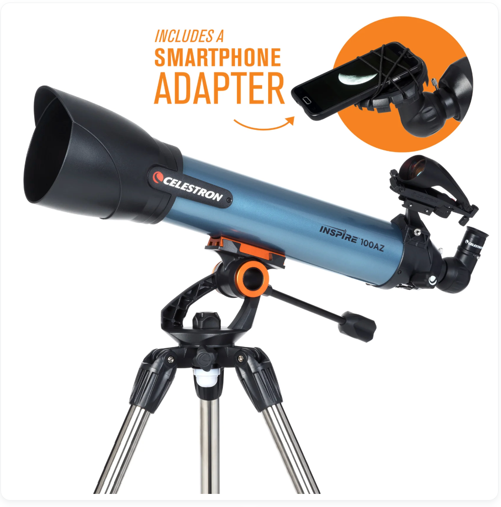 Celestron Inspire 100AZ Refractor Telescope